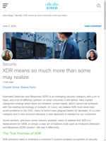  XDR solutions aim to solve real-world problems in the SOC by integrating data from various sources and providing automation capabilities for rapid response
    