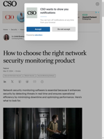Network security monitoring software enhances security by detecting threats in real time