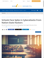  US schools vulnerable to cyberattacks from Iran and North Korea compromising student data
    