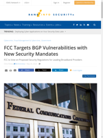  FCC plans to tackle BGP vulnerabilities with new security mandates
    