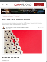  Incentive structures play a crucial role in addressing CVEs
    