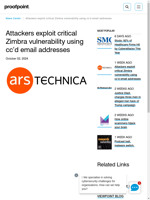  Attackers exploit Zimbra vulnerability with cc’d emails
    