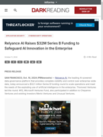  Relyance AI Raises $32M Series B Funding to Safeguard AI Innovation
    