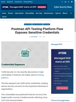  Postman API testing platform flaw exposed over 4000 sensitive credentials
    