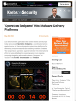 Operation Endgame targets malware delivery platforms in a coordinated international effort
    