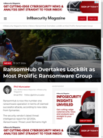  RansomHub surpasses LockBit as top ransomware group
    