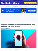  Google prevented 228 million malicious apps from reaching Play Store in 2023
    