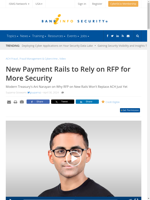  New Payment Rails to Rely on RFP for More Security
    