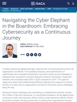 Embracing Cybersecurity as a Continuous Journey