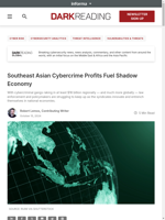  Cybercriminal syndicates in Southeast Asia are raking in billions annually fueling a shadow economy
    