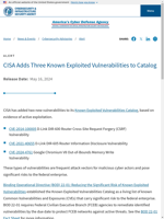 CISA adds 3 known exploited vulnerabilities to catalog