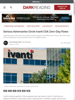  Serious adversaries exploit multiple zero-day flaws in Ivanti CSA
    