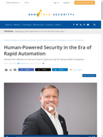  Security leaders prioritize the human element amidst rapid automation
    