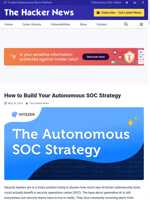  Practical steps are laid out for automating processes and building an autonomous SOC strategy
  