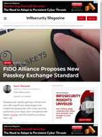  FIDO Alliance proposes new passkey exchange standard
    