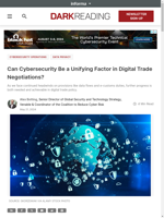  Progress in digital trade policy is achievable through more ambitious cybersecurity commitments
    