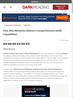  Palo Alto Networks Delivers Comprehensive SASE Capabilities
    