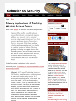  Research highlights privacy threats with tracking wireless access points globally
    