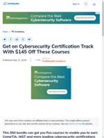 The Complete 2024 Cyber Security Expert Certification Training Bundle offers 5 courses for $4999 (reg $195)