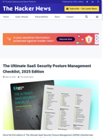  The 2025 Ultimate SaaS Security Posture Management Checklist is released
    