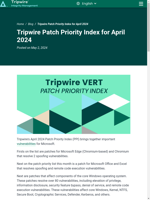  Tripwire's April 2024 Patch Priority Index (PPI) highlights critical vulnerabilities for Microsoft products
    