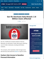  Sav-Rx discloses data breach affecting 28 million users
    