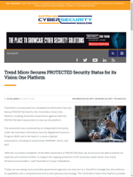  Trend Micro achieves PROTECTED Security Status for Vision One Platform
    