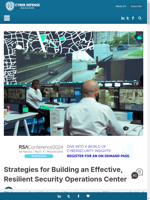  Strategies for building an effective resilient Security Operations Center outlined in Cyber Defense Magazine
    