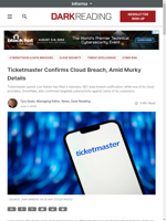 Ticketmaster confirms cloud breach with few details revealed