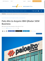 Palo Alto Networks announces acquisition of IBM's QRadar SIEM business
