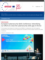 The conference focuses on closing the cybersecurity skills gap in the EU