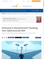  Choosing between technical and nontechnical paths in cybersecurity involves assessing interests skills and career goals
    