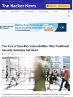  Zero-day vulnerabilities are on the rise and traditional security solutions are unable to effectively combat them
    