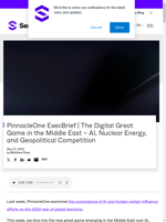 The UAE and Saudi Arabia are investing heavily in AI and nuclear energy to increase their geopolitical influence
    