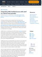  Integrating AWS Verified Access with Jamf for secure device trust
  