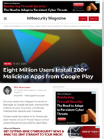  Eight million users downloaded 200+ malicious apps from Google Play
    