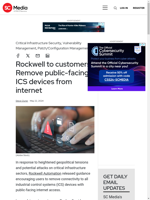  Rockwell advises customers to remove public-facing ICS devices from internet
    