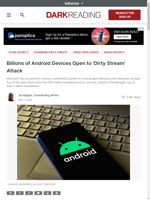 Billions of Android Devices Vulnerable to 'Dirty Stream' Attack