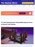  TP-Link router vulnerability allows remote code attacks
    