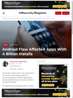  Android flaw in popular apps had 4 billion installs
    