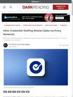 Credential-stuffing attacks are increasing via proxy networks warns Okta