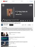  Explore social engineering tactics and human behavior insights in SANS New2Cyber Summit 2024 Lightning Talk 3
    
