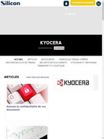  KYOCERA provides solutions for document management and workflow optimization
    