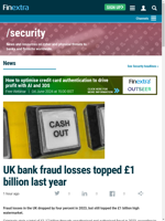  UK bank fraud losses topped £1 billion last year
    