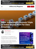  Vulnerability exploits tripled as initial access point for breaches by 180%
    