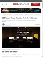  Threat detection tools are overwhelming SOC teams with false alarms
    