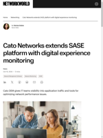  Cato Networks introduces DEM to enhance SASE platform
    