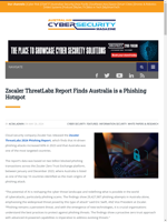 Australia is a phishing hotspot according to Zscaler ThreatLabz Report