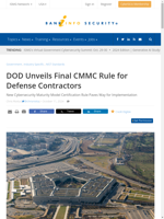  DOD introduces Final CMMC Rule with new security tiers for defense contractors
  