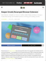  Keeper Security launches a new browser extension with upgraded features
    